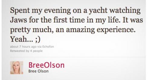 Bree Olson Tweet