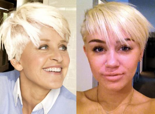 Ellen DeGeneres vs. Miley