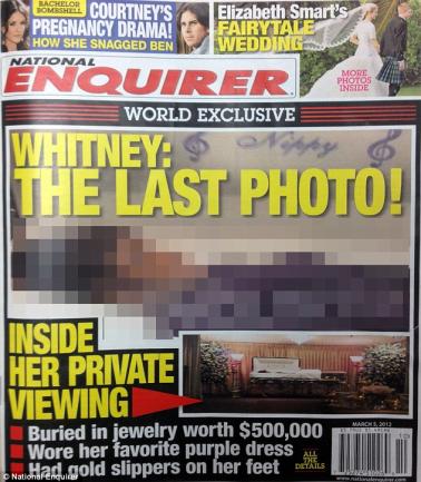 Whitney Houston Family: Devastated Over National Enquirer Photo