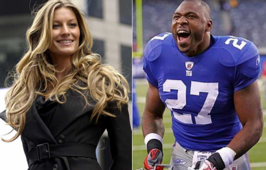 Gisele and Brandon My husband can't fking throw the ball and catch the