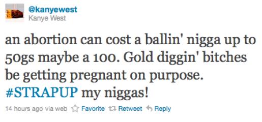 Kanye Tweet (Abortion Style)