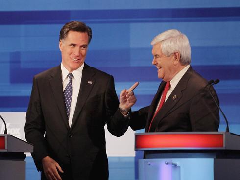 Newt and Mitt Pic