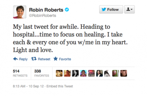 Robin Roberts Tweet