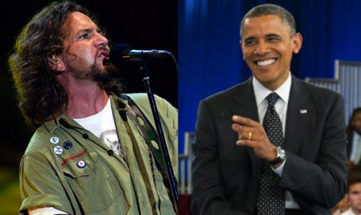 Vedder and Obama