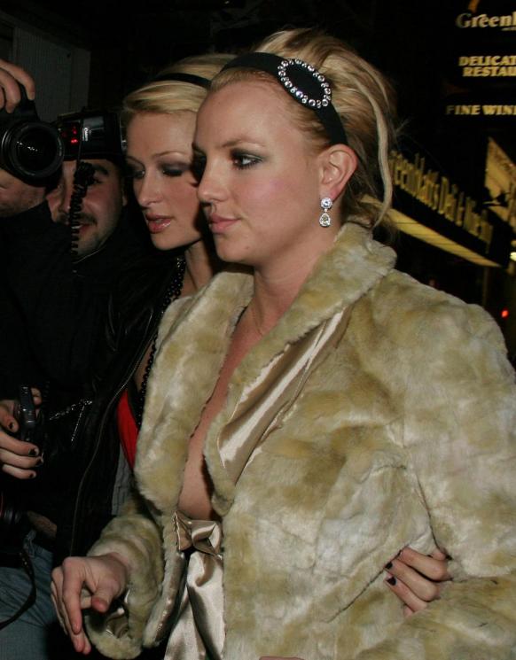 A classic Britney Spears nipple slip back when that was a common thing