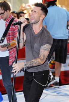 Adam Levine on Stage