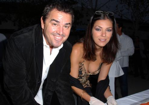 Adrianne Curry and Christopher Knight
