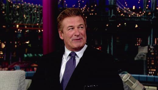 Alec Baldwin on The Late Show