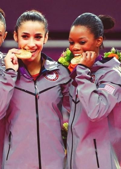 Aly Raisman and Gabby Douglas