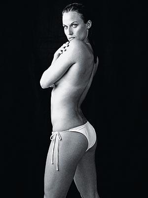 Black white and naked That sums up this beautiful photo of Olympic 