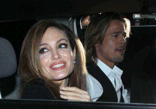 Angelina and Brad Photo