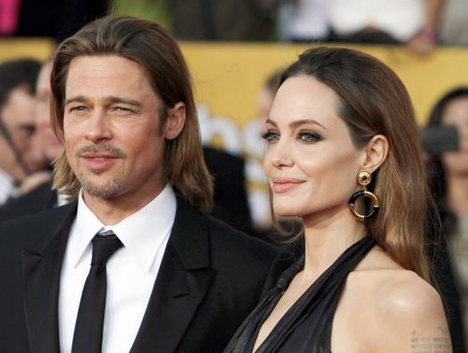 Angelina Jolie, Brad Pitt at the SAG Awards