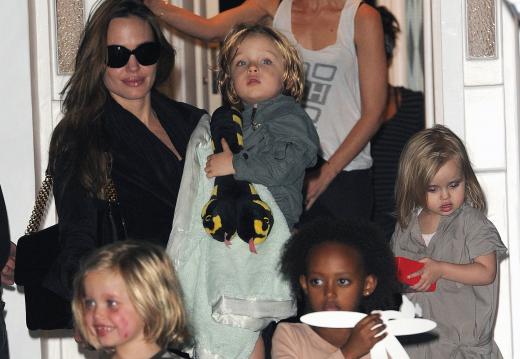 Angelina Jolie, Kids