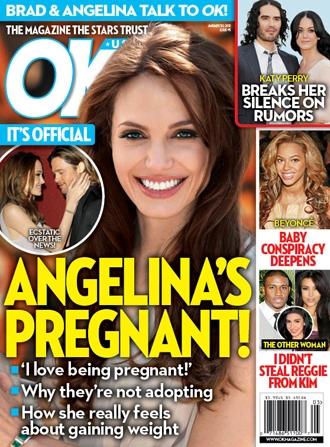 Angelina Jolie: PREGNANT (Tabloid 'Officially' Claims)!! » Gossip
