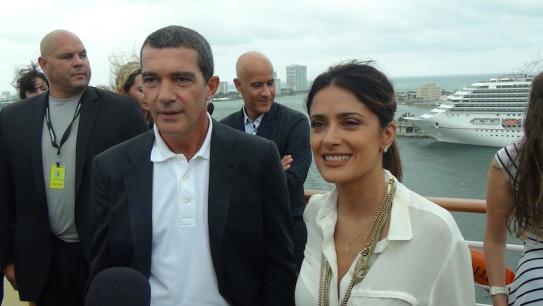 Antonio Banderas and Salma Hayek
