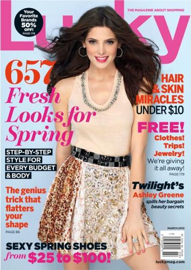 Ashley Greene Lucky Cover