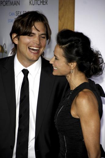 Ashton Kutcher and Demi Moore