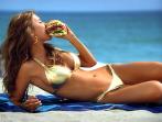 Audrina Patridge Burger Ad