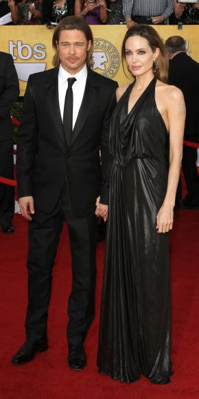 SAG Awards Fashion Face-Off: Brangelina vs. Klooney » Celeb Fashion