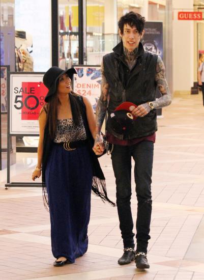 Brenda Song and Trace Cyrus