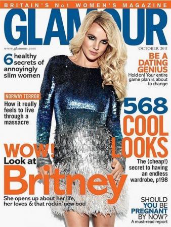 Britney Spears Glamour UK Cover