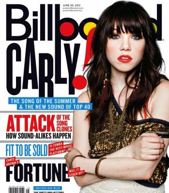 Carly Rae Jepsen Billboard Magzine Cover