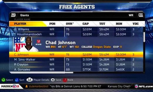 Chad Johnson Madden