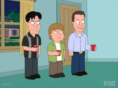 Charlie Sheen on Family Guy