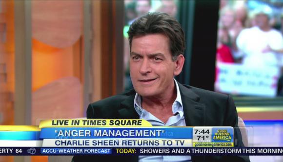 Charlie Sheen on GMA