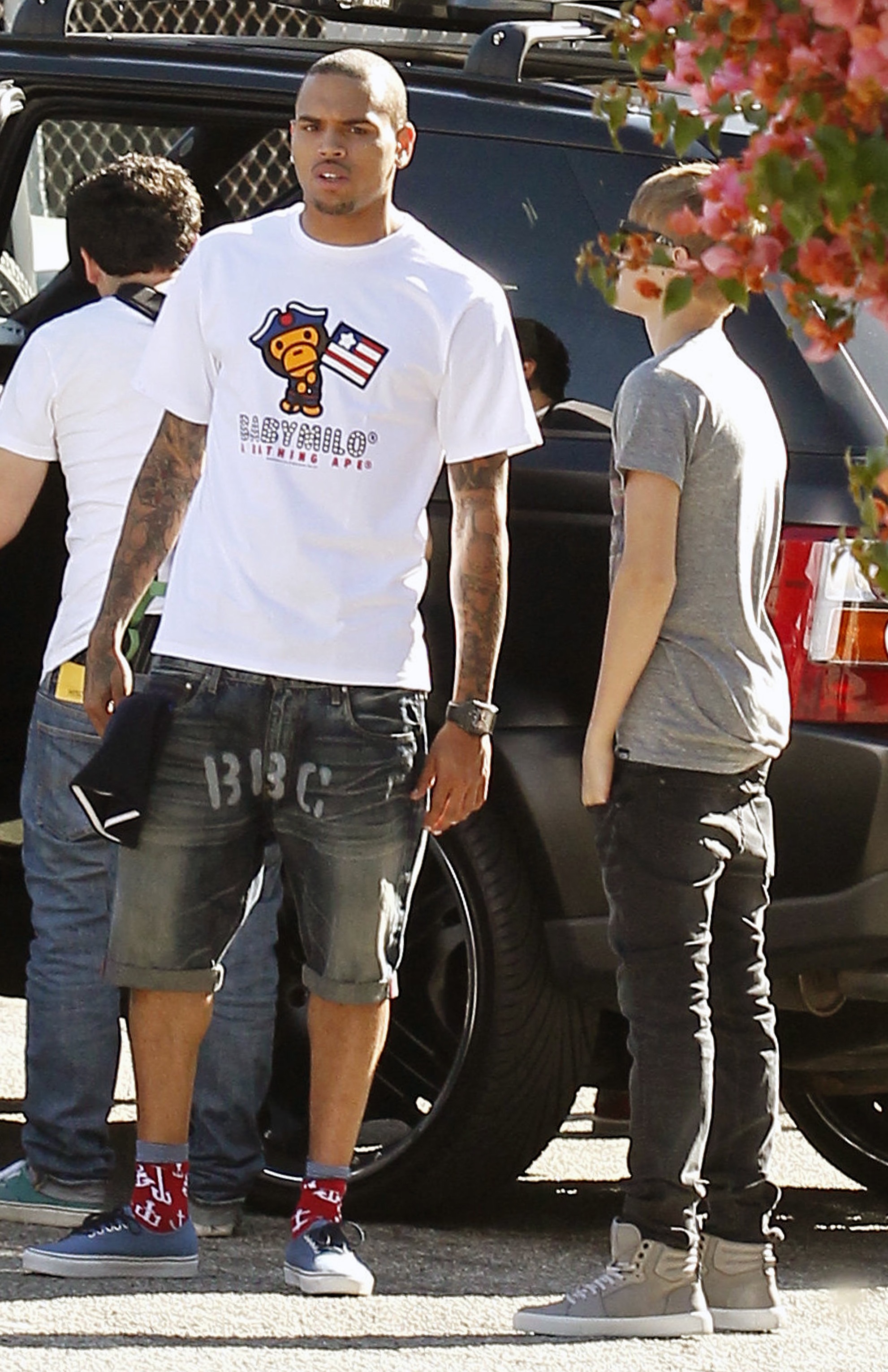 Chris Brown and Justin Bieber