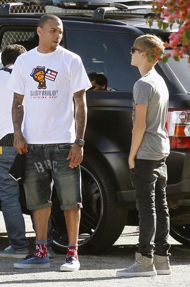 Chris Brown, Justin Bieber Pic