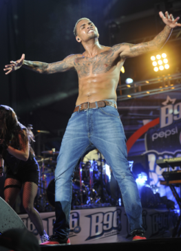 Chris Brown Topless