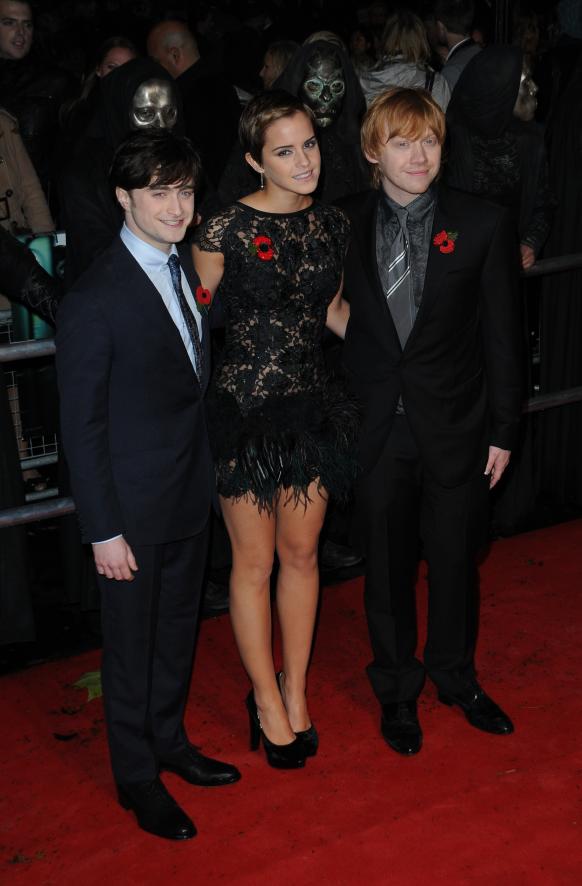 Daniel Radcliffe Rupert Grint and Emma Watson