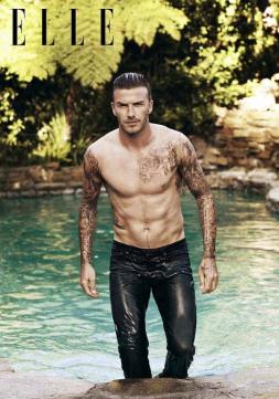 David Beckham Shirtless Photo
