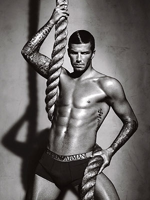 cristiano ronaldo armani underwear ad. David Beckham Underwear Ad