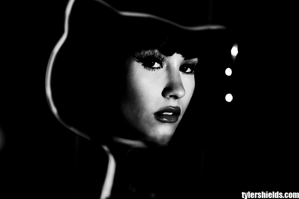 Demi Lovato Goes Black White