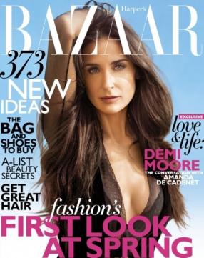 Demi Moore Harper's Bazaar Cover