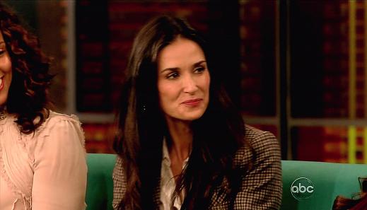 Demi Moore on The View The person behind Demi's need to change the handle