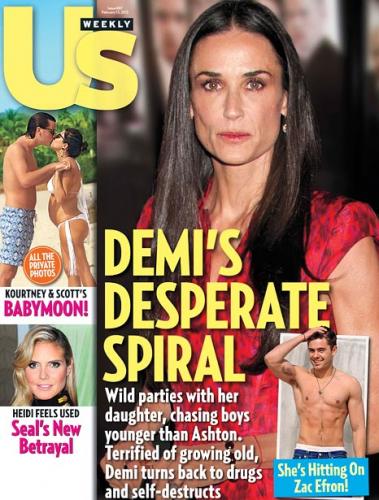 Demi Moore Us Weekly Cover It's been this desire to remain young 