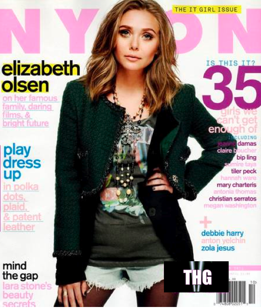 Elizabeth Olsen poses for Nylon HOTLY