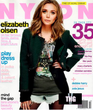 Celeb Fashion » Elizabeth Olsen Covers Nylon