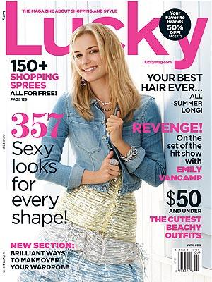 Emily VanCamp Lucky Cover