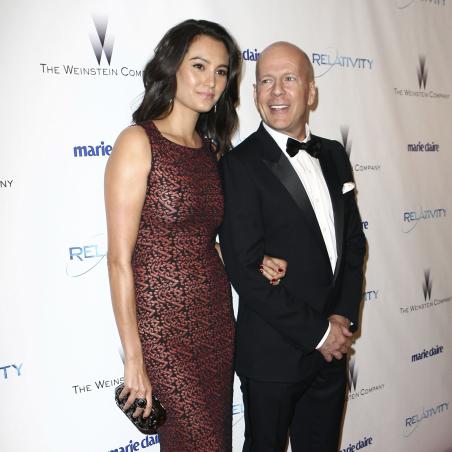 Bruce Willis 54 and new hot wife Emma Heming 30 certainly made for easy