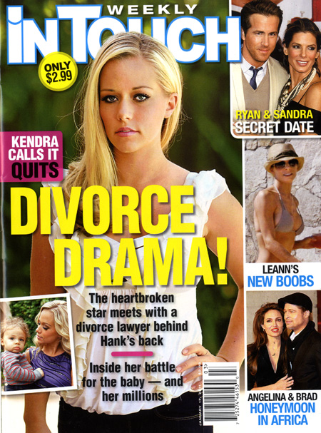 Kendra Wilkinson has not met with any divorce lawyers and her marriage to 