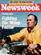 George H.W. Bush Wimp Newsweek Cover
