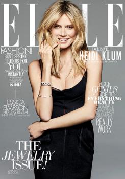 Heidi Klum Elle Cover