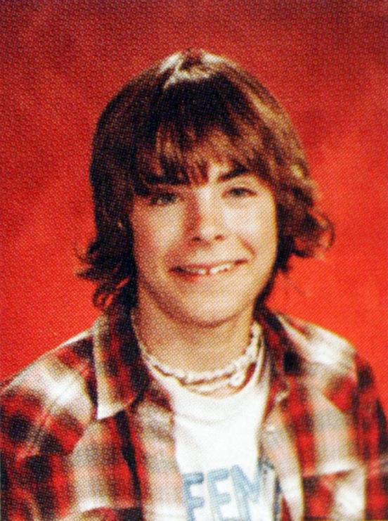 Here's a photo of Zac Efron from his actual high school yearbook.