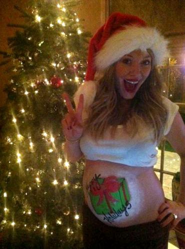 Hilary Duff Pregnant Photo