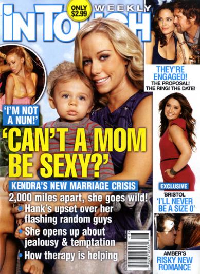 I'm a Sexy Mom This just in Kendra Wilkinson is not a nun