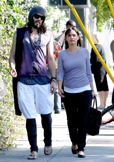 Isabella Brewster and Russell Brand